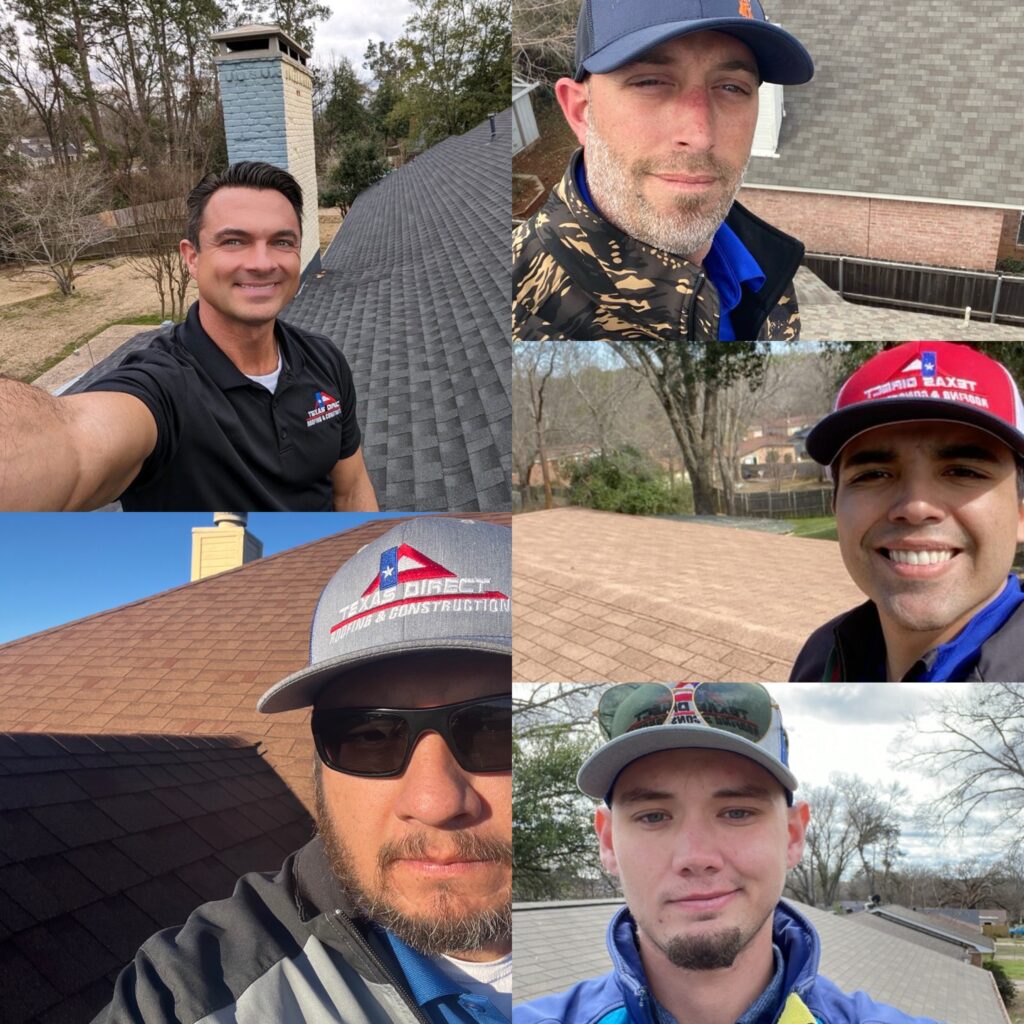 Texas Direct Roofing professionals completing roof inspections