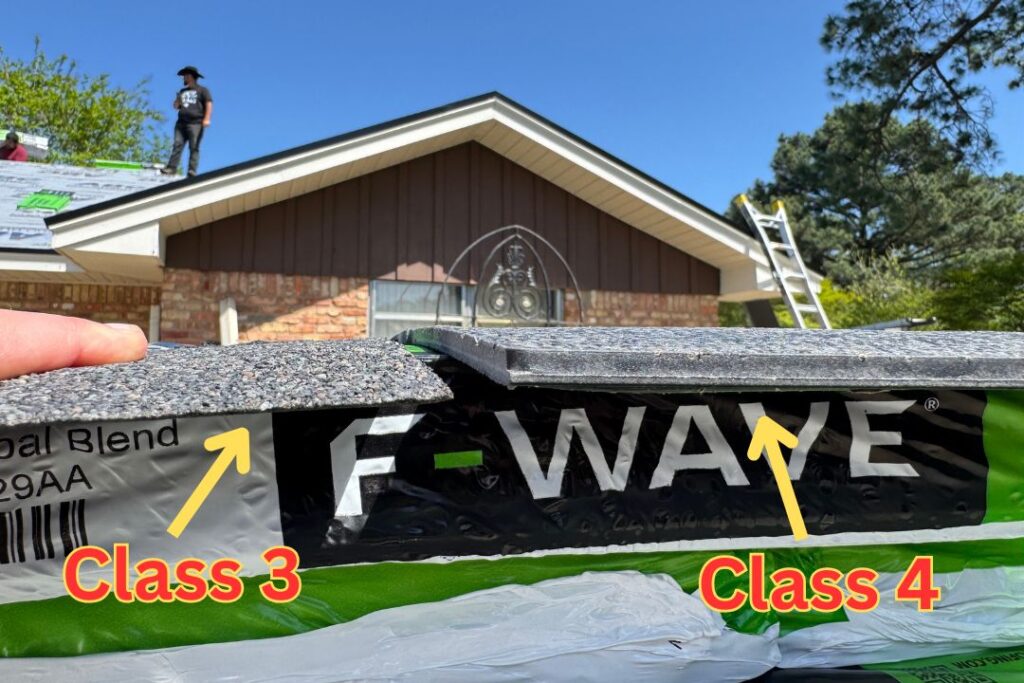 Class 3 vs Class 4 Shingle